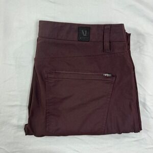 Men's Burgundy Pants